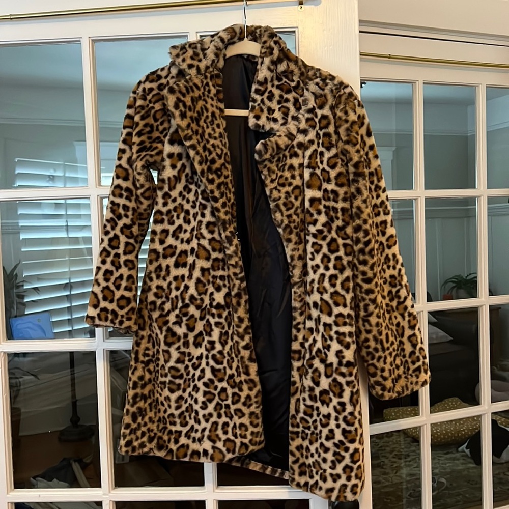 I.Am.Gia leopard print overcoat
